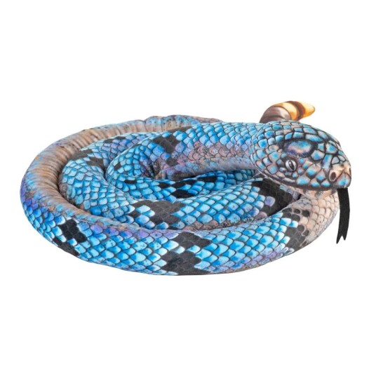 Wild Republic Kosedyr Slange 137 cm   Blue Rock