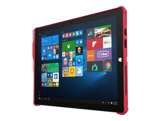 INCIPIO Feather Hybrid - Baksidedeksel for nettbrett - robust - Plextonium, termoplast-polyuretan (TPU) - rød - for Microsoft Surface Pro 4