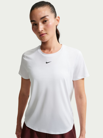 Nike One Classic Dri Fit Short Sleeve Top Hvit XXL