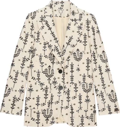 Ines de la Fressange Paris Dame Jakker Beige M, Ines de la Fressange Paris Dame Jakker Beige M,