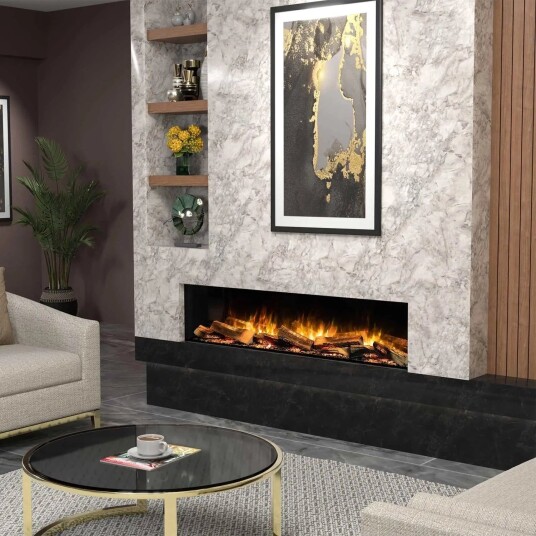 Flamerite Fires Elektrisk Peis E-Fx 1500 - Innebygd