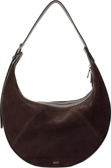 ECCO Ecco Fortune Bag L Suede Brown ONE SIZE ECCO Ecco Fortune Bag L Suede Brown ONE SIZE