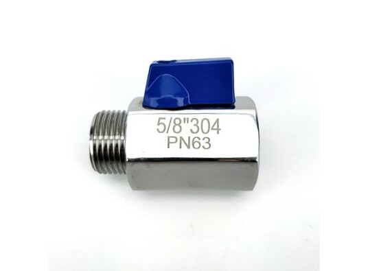 Kuleventil 5/8" hann-hunn