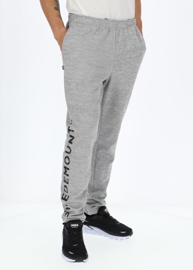 Training Logo Pants Lt Greymelange/Charcoal Mel M  Hverdagsbukser
