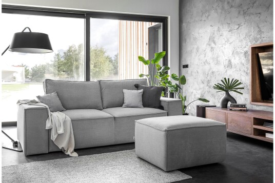 Kamli Sovesofa 3 seters med Oppbevaring Lysegrå Kamli Sovesofa 3 seters med Oppbevaring Lysegrå
