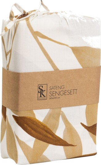 SK Home Sateng Sengesett 140x200 Løva Beige Beige 140x200