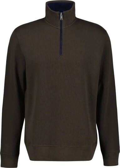 Gant Sacker Rib Half Zip Brown L