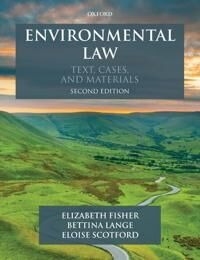 Environmental Law Av Elizabeth (Professor Of Environmental Law Professor Of Environmental Law Corpus Christi College University Of Oxford) Fisher, Bet