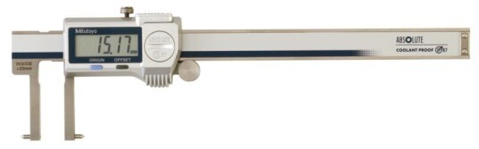 Mitutoyo Absolute Digimatic Skjutmått 573-646-20 Med Utåtriktade Mätspetsar 20,1-170mm, 0,01mm, Ip67, Friktionsrulle, Datautgång Mitutoyo Absolute Digimatic Skjutmått 573-646-20 Med Utåtriktade Mätspetsar 20,1-170mm, 0,01mm, Ip67, Friktionsrulle, Datautgång