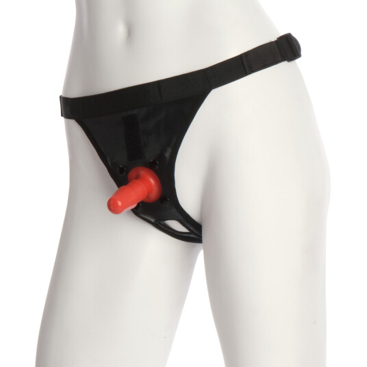 Doc Johnson Vac-U-Lock Ultra Harness 2 Med Dildo Plugg - Svart