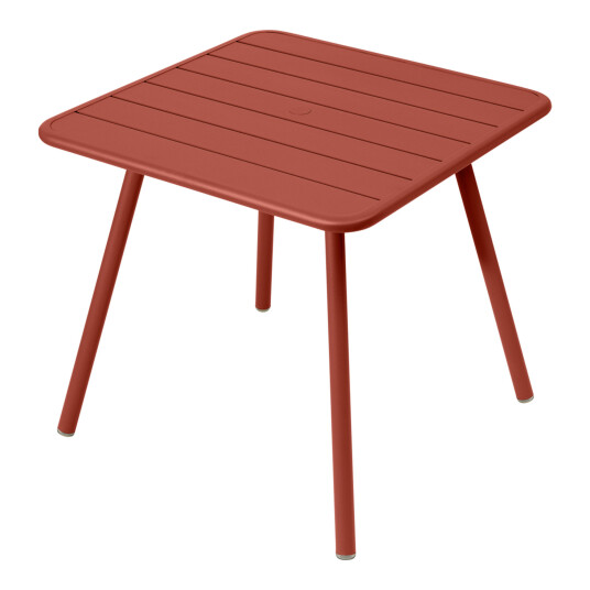 Fermob Luxembourg Table 80x80 cm Red Ochre 20