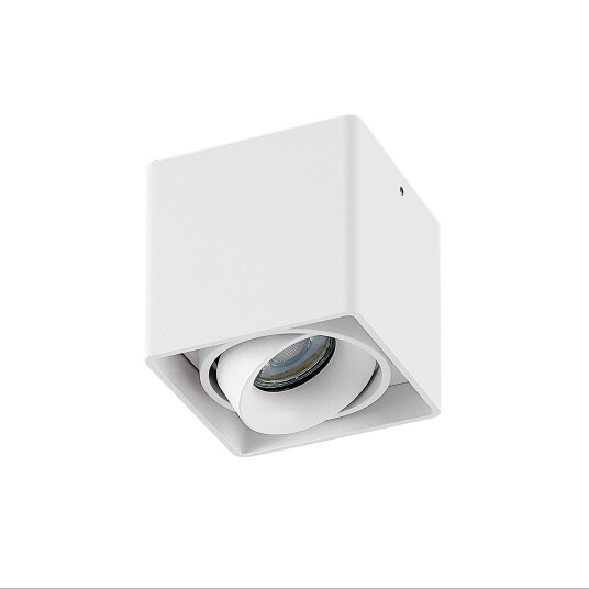 Arcchio Kubika downlight, GU10, 1 lyskilde, hvit
