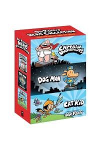 Dav Pilkey'S Hero Collection (Captain Underpants #1, Dog Man #1, Cat Kid Comic Club #1) Av Dav Pilkey Dav Pilkey'S Hero Collection (Captain Underpants #1, Dog Man #1, Cat Kid Comic Club #1) Av Dav Pilkey