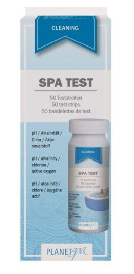 Planet Spa 502010807PS Teststrimler pH/klor/O2/alkalinitet, 50-pakning Planet Spa 502010807PS Teststrimler pH/klor/O2/alkalinitet, 50-pakning