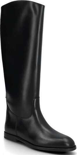 Mango Leather High Boots BLACK 41 Mango Leather High Boots BLACK 41
