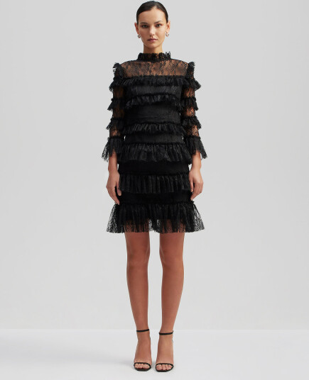 By Malina Carmine Mini Dress Black M By Malina Carmine Mini Dress Black M