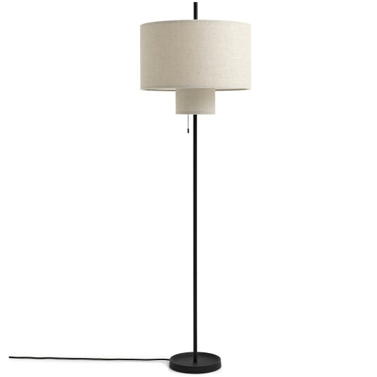 Margin Gulvlampe Svart / Beige