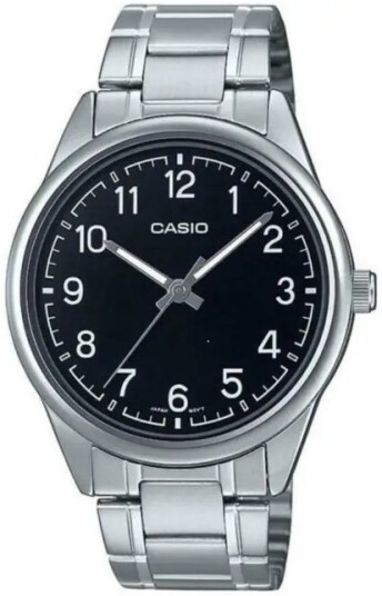Casio Herreklokke MTP V005D 1B4UDF Classic Sort/Stål Ø40 mm