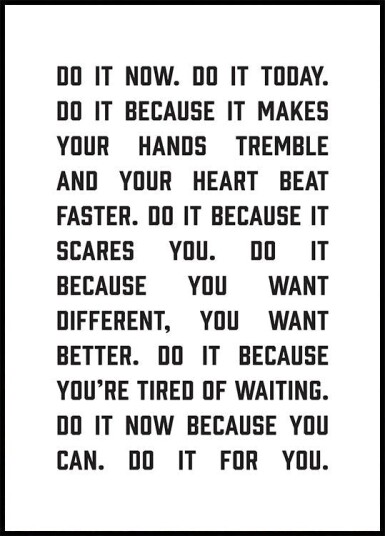 Do It Now Plakat Plakat / 100x150cm Do It Now Plakat Plakat / 100x150cm