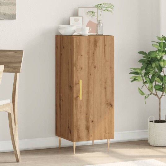 Skjenk artisan eik 34,5x34x90 cm konstruert tre 8721158444257