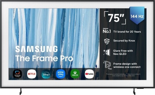 Samsung 75" The Frame Pro Neo QLED 4K Mini LED Smart TV (2026)