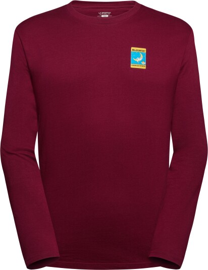 La Sportiva Men"s Moon Climb Long Sleeve Redwood/Chalk L