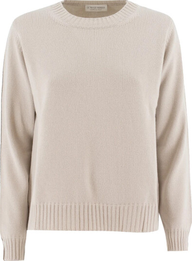 Le Tricot Perugia Dame Strikkevarer Beige L, Le Tricot Perugia Dame Strikkevarer Beige L,