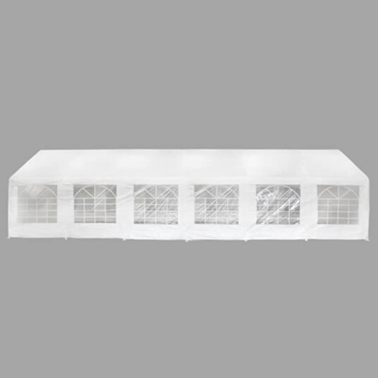 vidaXL Festtelt hvit 12 x 6 m