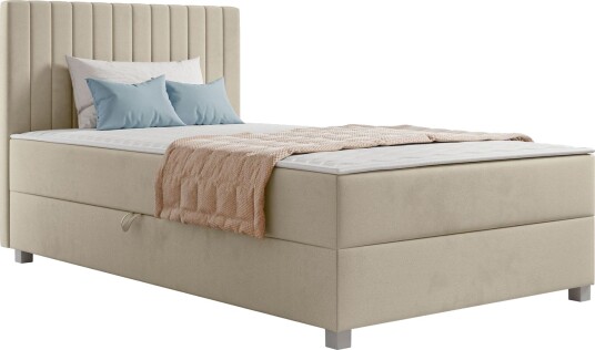 Veyran Sengepakke Kontinentalseng med Oppbevaring 120x200 cm - Beige