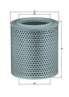 Luftfilter MAHLE ORIGINAL LX 478/1