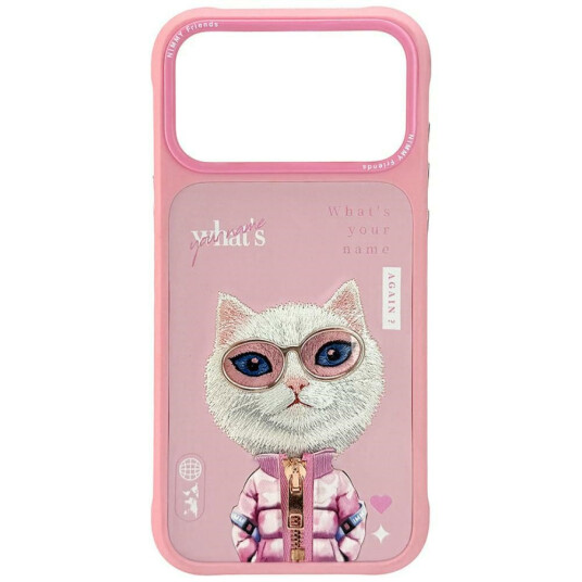 Nimmy CoolCute 2.0 Katte deksel for iPhone 17 Pro Max   Rosa