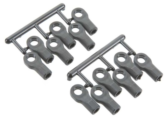 RPM 80472 Rod Ends Short Black 1/10 Traxxas