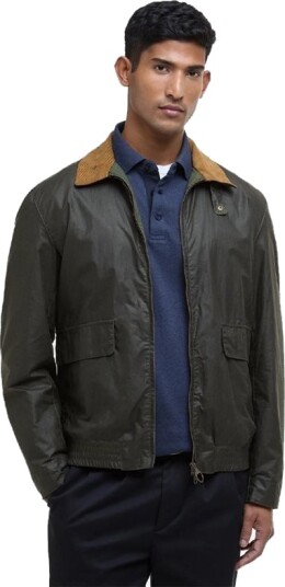 Barbour Newbury Waxed Jacket Archive Olive