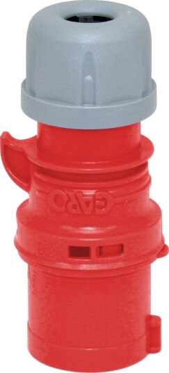 Garo P 232-9 Q Støpsel IP44, 3-Polet 32 A, Quick Rød, 9 H