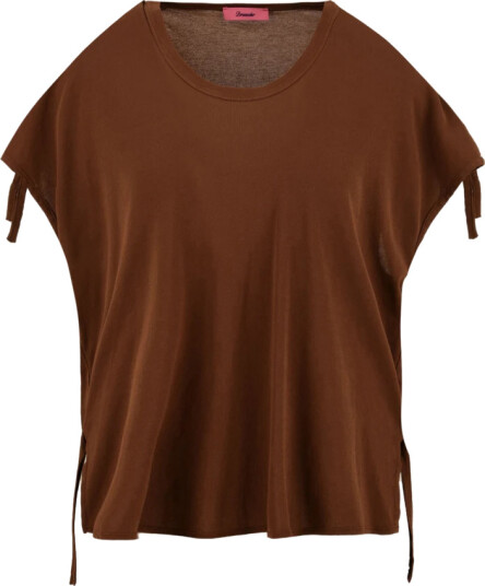 Drumohr Dame Topper Brun M,