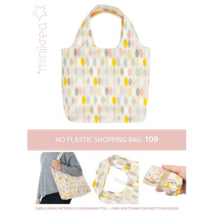 Â MiniKrea Snittmønster 109 Plastfritt Handlenett