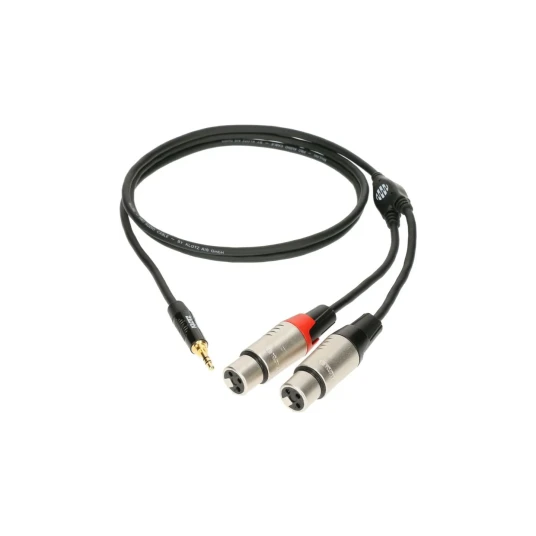 Klotz KY8 Minilink Pro Y cable Minijack 2 X Xlr f 1,8m Klotz KY8 Minilink Pro Y cable Minijack 2 X Xlr f 1,8m