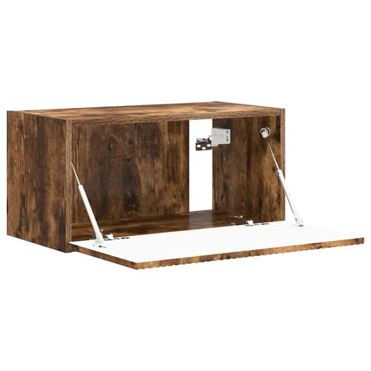 TV Veggskap Røkt eik 60 x 31 x 29.5 cm Konstruert tre