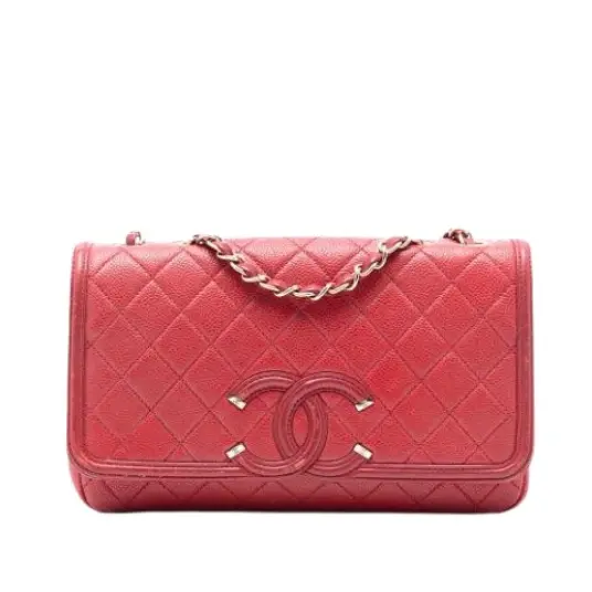 Chanel Vintage Dame Rød Chanel Vintage Dame Rød