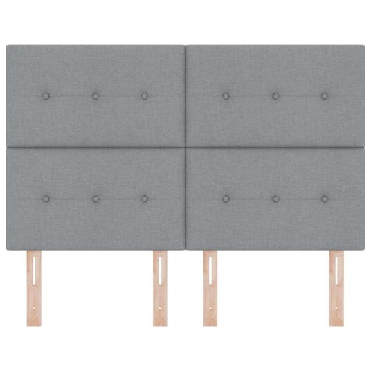 LED Hodegavelys Grå 80 cm Stoff LED Hodegavelys Grå 80 cm Stoff