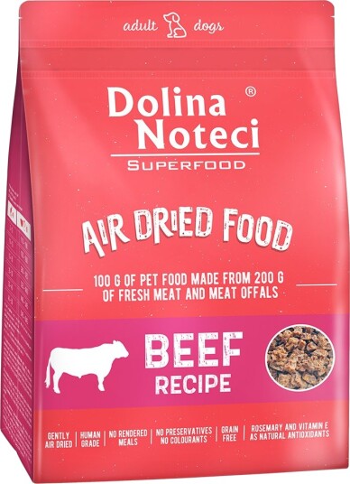Dolina Noteci Tørrfôr Adult Superfood Med Storfekjøtt 2 X 1 kg