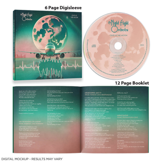 The Night Flight Orchestra Give Us The Moon CD The Night Flight Orchestra Give Us The Moon CD