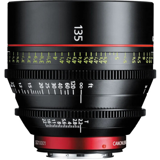 Canon CN-E 135mm T2.2 L F EF 135mm Cine Optikk Canon CN-E 135mm T2.2 L F EF 135mm Cine Optikk