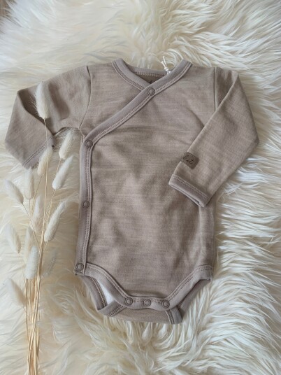 Need It   Fold over body i ull/bambus "Digg" Sand