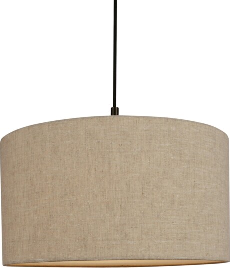 Soft Pendel Ø44 cm Metallisk Bronse / Linen Natural