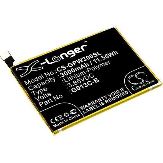 Google Pixel XL 3 batteri (3000 mAh 3.85 V, Sort) Google Pixel XL 3 batteri (3000 mAh 3.85 V, Sort)