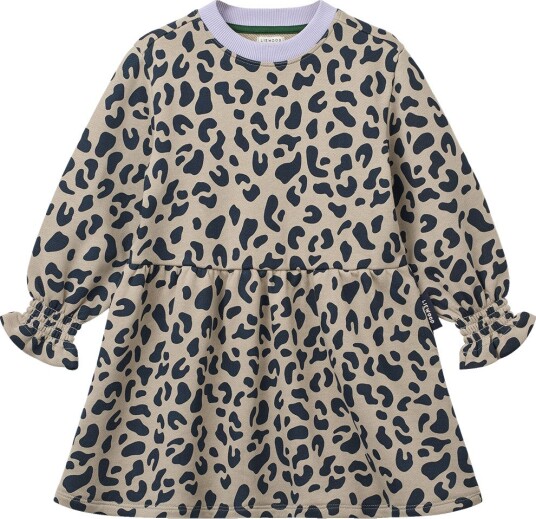 Liewood Lia Ls Sweatdress Beige 98/104 Liewood Lia Ls Sweatdress Beige 98/104