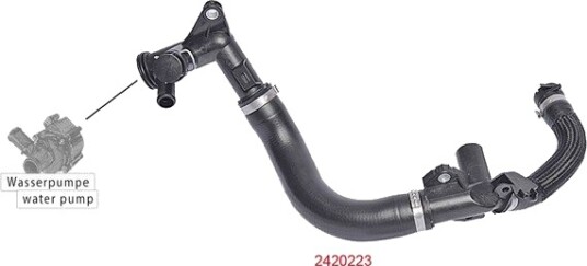 METZGER 2420223 Radiatorslange
