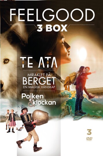 Feelgood Box (Te Ata / Miraklet På Berget / Pojken Och Klockan) DVD Feelgood Box (Te Ata / Miraklet På Berget / Pojken Och Klockan) DVD