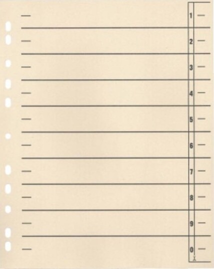 Soennecken Skilleark 121009220 1554377 A4 190 G/M²   100 Stk